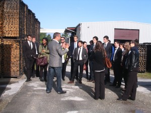 Guided visit of the cooperage Tonnellerie DEMPTOS for the 3rd year Bachelor students 