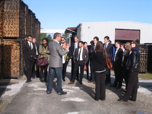 Guided visit of the cooperage Tonnellerie DEMPTOS for the 3rd year Bachelor students